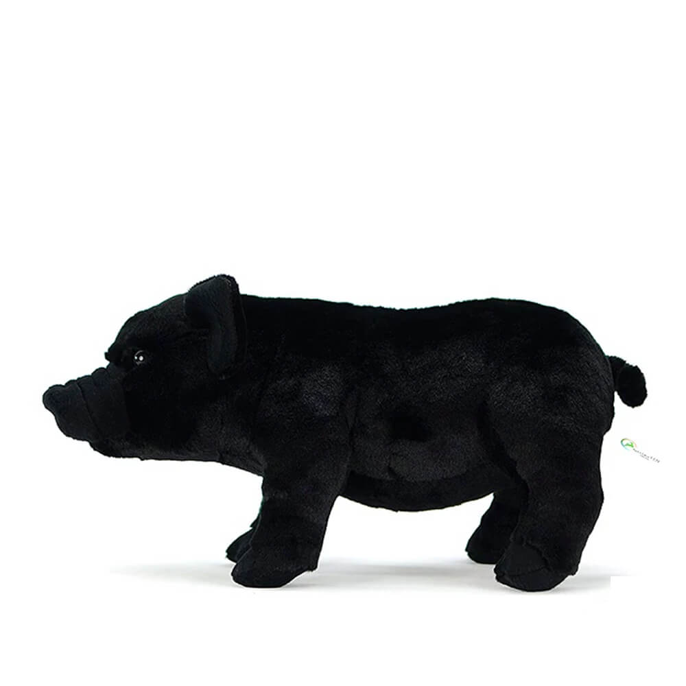 Midnight Black Pig Plush Toy - Image 2