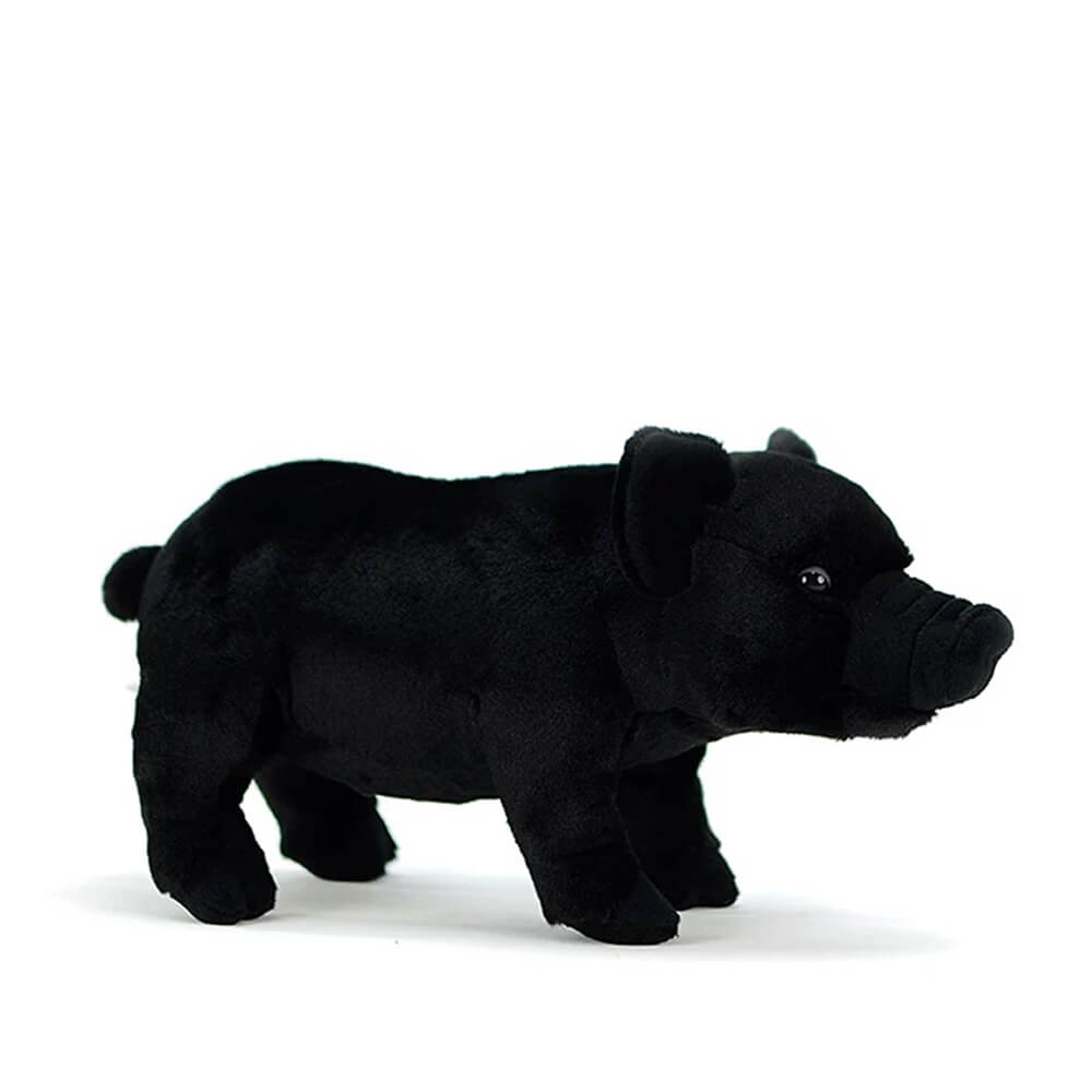 Midnight Black Pig Plush Toy