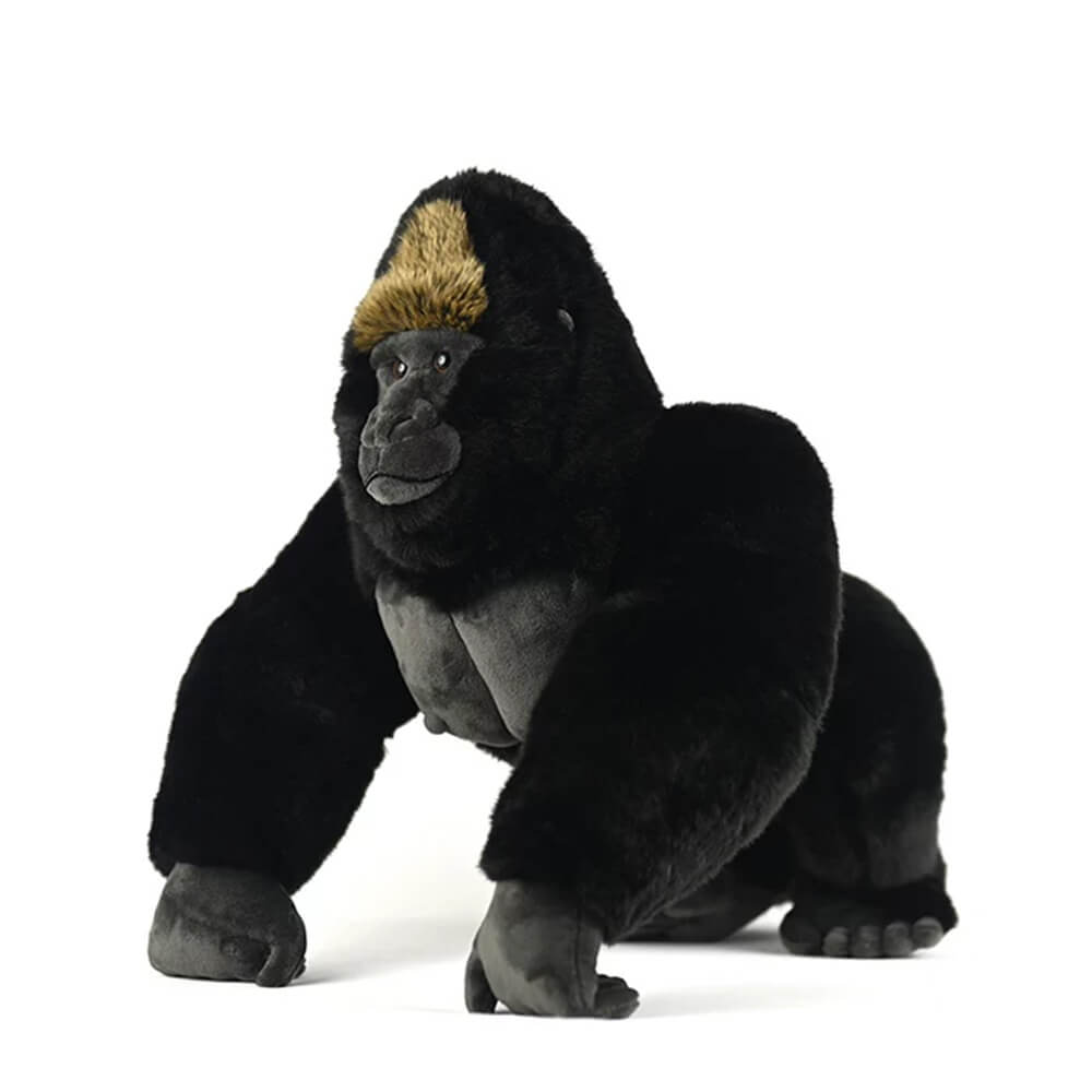 Realistic Silverback Gorilla Plush Toy