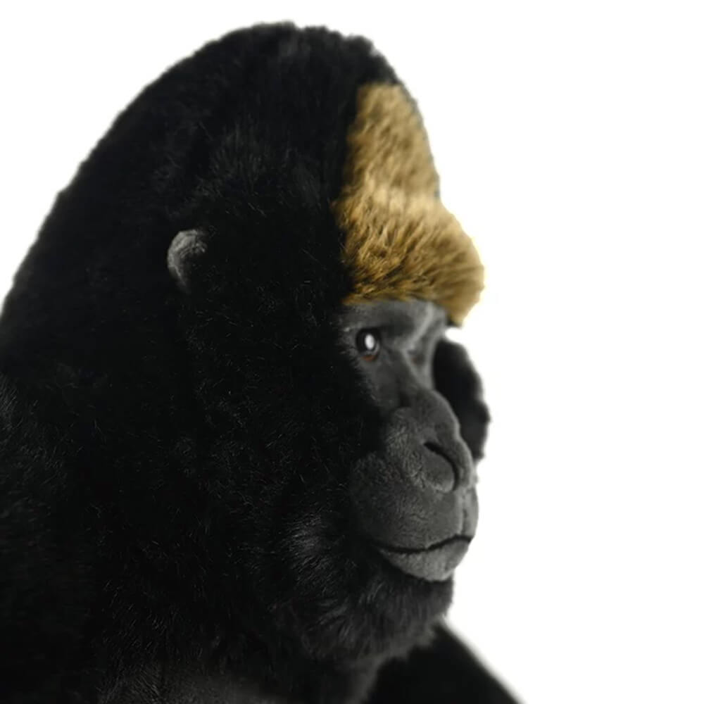 Realistic Silverback Gorilla Plush Toy - Image 2